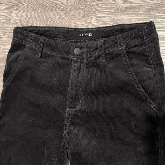 Joe’s Jeans Corduroy Pants Women 16 Charcoal Gray Straight Leg Low Rise Fall - Picture 3 of 9